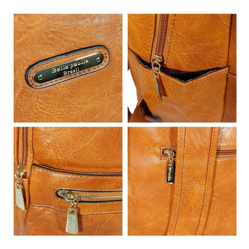 Imagem 5 de 5 de Mochila Bolsa Feminina Grande De Costas Qualidade Superior Top Academia Faculdade Caderno Apostila Envio Imediato