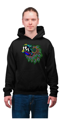 Sudadera Hoodie Viva Mexico Cabeza Quetzalcoatl Ng Unisex