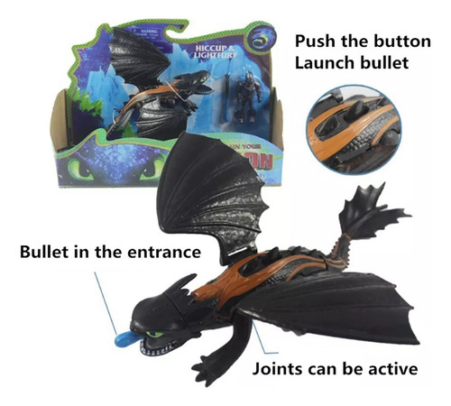 Set De Juguetes Cómo Entrenar A Tu Dragón