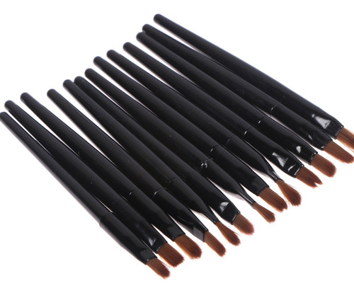 50pcs Cepillo Labial Desechable Aplicador De Palo Brillante