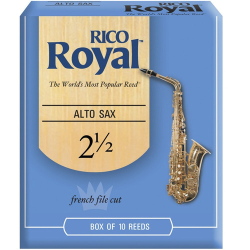 Imagen 1 de 1 de Rico Royal Daddario Rjb1025 Caña 2,5 De Saxo Alto Pack X 10