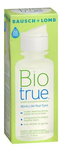 Solución Para Lentes De Contacto Bausch + Lomb Biotrue 60 Ml