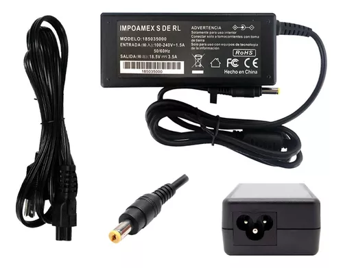 Cargador Hp Original Dv2000 Dv6 V3 Punta Amarilla 18.5v 3.5a