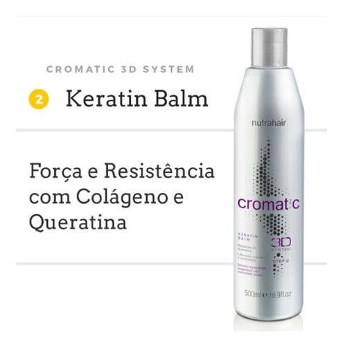 Keratin Balm Cromatic Nutra Hair De 500ml