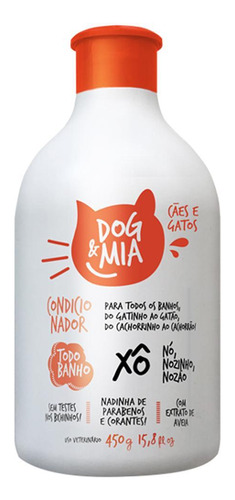 Condicionador Cães E Gatos Dog&mia 450ml - Centagro Pet