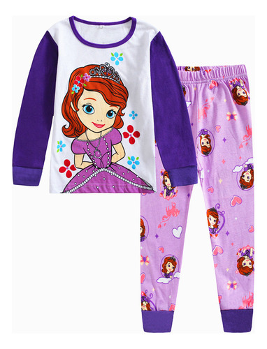 Conjuntos De Ropa De Dormir Para Niñas De Primavera Y Otoño