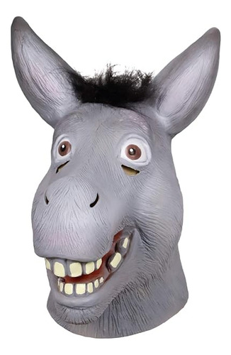 Demi Sharky Cute Donkey Mask Adult Latex Full Mask Halloween