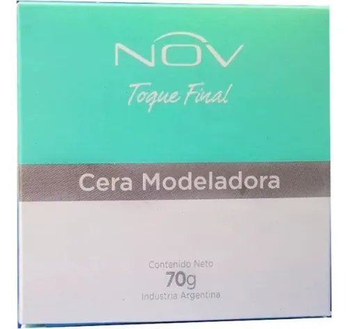 Cera Modeladora Cabello Anti Frizz Fijador Pelo Nov Pote 70g