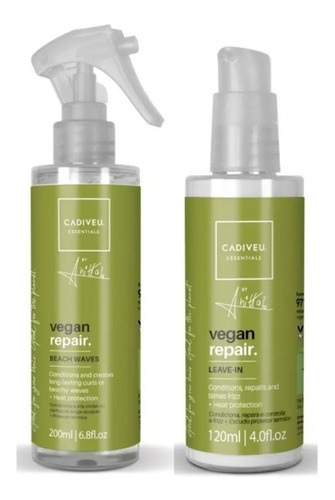 Essentials Vegan Repair By Anitta Beach Waves + Leave-in