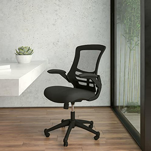 Flash - Furniture Mid-back Black Mesh Swivel Task Chair