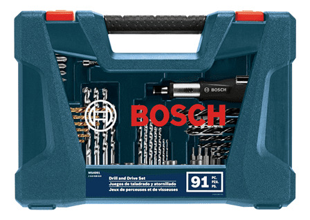 Set V-line 91 Pz. P/madera/metal/concreto Bosch 2610038619