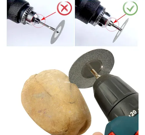 10 Cuchillas De Disco De Corte De Diamante Pequeño Sur...