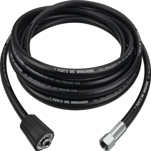 05 Mts Mangueira Lavadora Alta Pressão Wap Ousada Black 2200