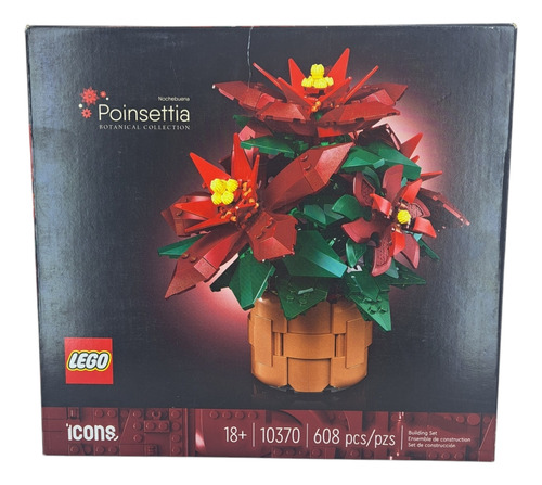 Lego Set De Construcción Floral Noche Buena 608 Pzas(10370)