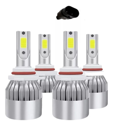 Kit Faros Delanteros Led Luz Alta Y Luz Baja Para Pontiac