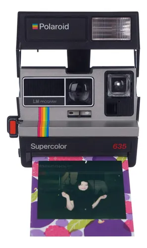 Câmera Instantânea Polaroid Supercolor 635 Com Flash Prateado