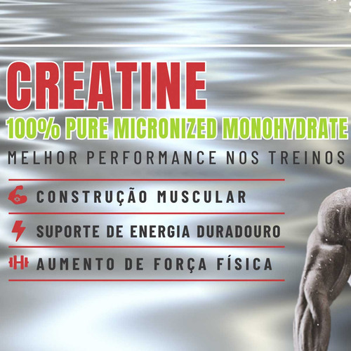 Creatina Monohidratada Micronizada 100% Puro 300g Maxeffect Sabor Sem Sabor