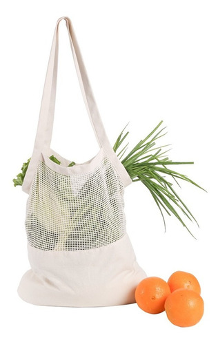 Bolsa Tejida Tote De Algodón Manta Reusable ,compras, Playa.