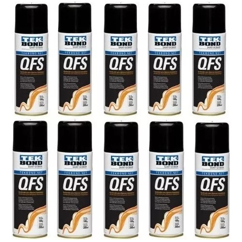 10un Acelerador Qfs Para Colas De Cianocrilato Tekbond 200ml Cor Incolor