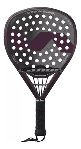 Paleta Varlion Padel Carbon Difusor Nucleo Eva Profesional Color Negro/violeta