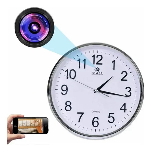 Camara Espia Reloj De Pared 1080hd