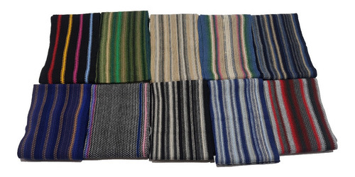 Imagen 3 de 4 de Bufandas X Mayor Calidad Premium 10 Unidades Surtido Unisex