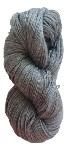 Lana Merino Mezcla Fina Madeja 150 Gramos Gris