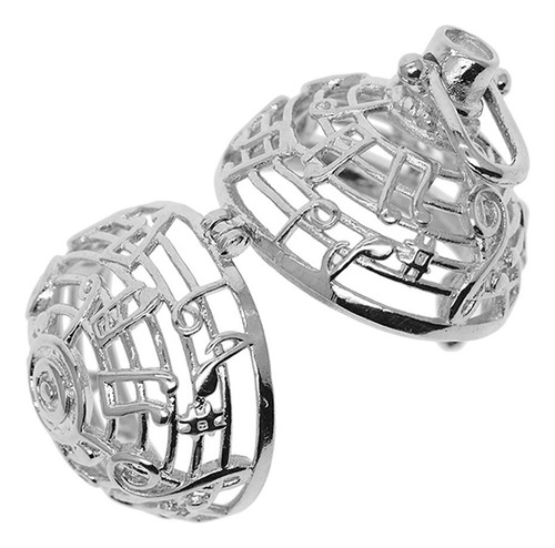 Pearl Bead Cage Colgante Nota Musical
