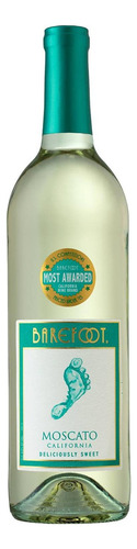 Pack De 6 Vino Blanco Barefoot Moscato 750 Ml