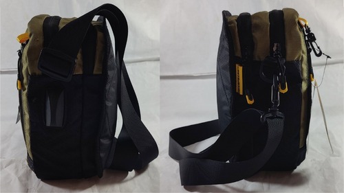 Imagen 3 de 8 de Morral Caterpillar Porta Tablet iPad Hasta 7 Placa Metal