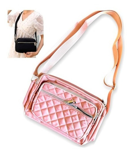 Bolso Cruzado Para Mujer Bandoleras Multiples Bolsillos