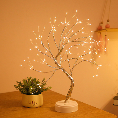 Árbol Artificial Led Con Batería De Luces/usb