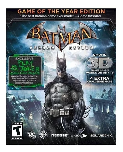 Batman Arkham Asylum Collector's Edition Ps3 - Lacrado - Br - Desconto no  Preço