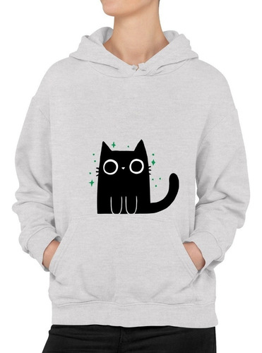 Poleron Gatito Gato Nihilista Moda Mujer