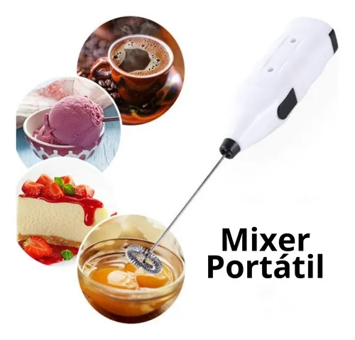Mini Mixer Elétrico Misturador Batedor Bebidas