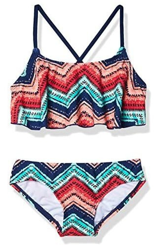 Kanu Surf Chica Alania Flounce Bikini Playa Deporte 2 Rwg2m