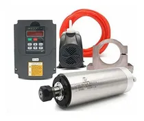 Comprar Kit Motor Del Husillo Cnc Vfd 2 2kw 220v + Motor 80mm + Bomb