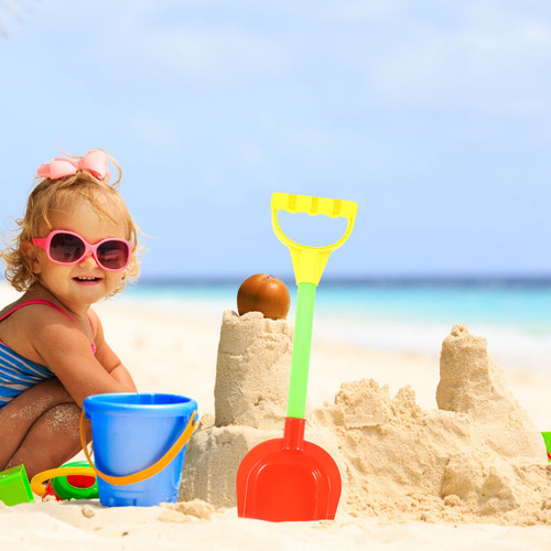 4 Piezas De Juguetes De Playa Para Niños De Colores Brillant