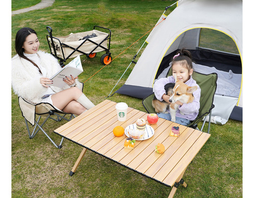 Barraca Camping Acampamento 3-4 Pessoas Automática Upf50+ Cor Bege
