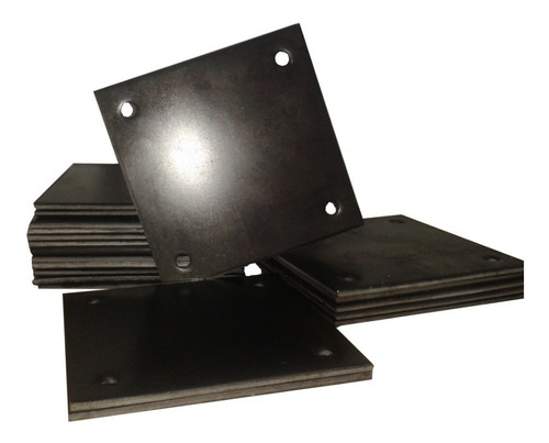 Base O Flanche Para Anclaje 20x20x8 Mm Perforado