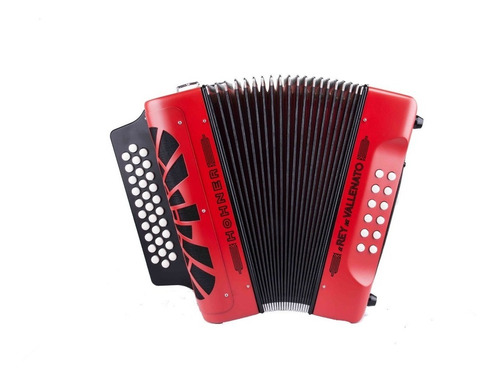 Acordeon Hohner Rey Vallenato Rojo Nuevos Adg