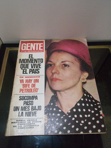 Adp Revista Gente El Momento Que Vive El Pais 11/7/1974