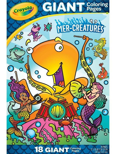 Gigantografia Crayola Criaturas Del Mar Para Colorear Febo