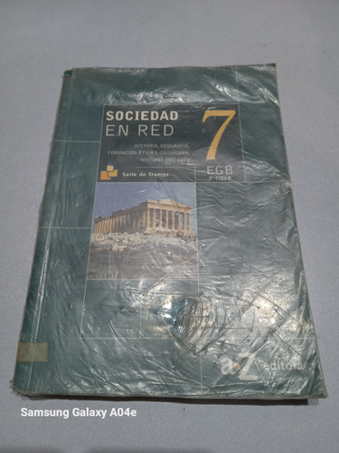Libro Sociedad En Red 7. Egb 3° Ciclo. Az Editora