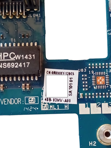 Puerto Usb Audio Dell Latitude E5540 Ls-a101p 09wmhy Vaw50 (Usado)