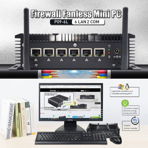 P09-6l Windows 10 Ou Sistema Linux Mini Itx Pc