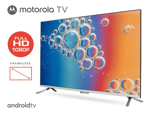 Smart Tv Motorola Android Tv 43 Full Hd Hdr + Comando De Voz