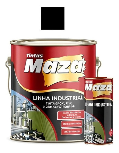 Mazapoxi M298 Kit Maza 3,6l Cor Preto