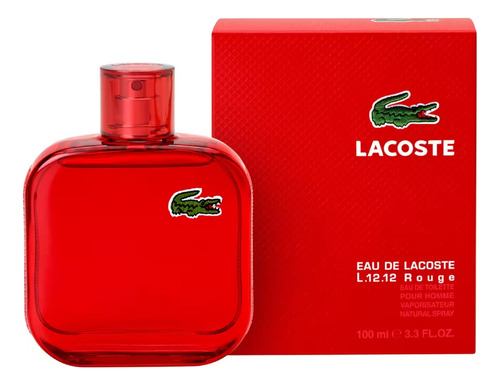 Perfume Eau De Lacoste L 12 12 Rouge ( Rojo ) Caballeros