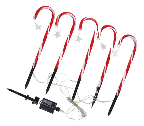 Luces Navideñas Con Forma De Bastón De Caramelo Ip65 Para De